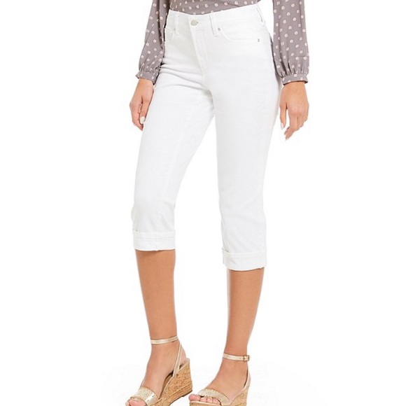 nydj white capris